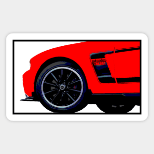 Shift Shirts Modern Muscle - Ford Mustang Boss 302 Inspired Sticker